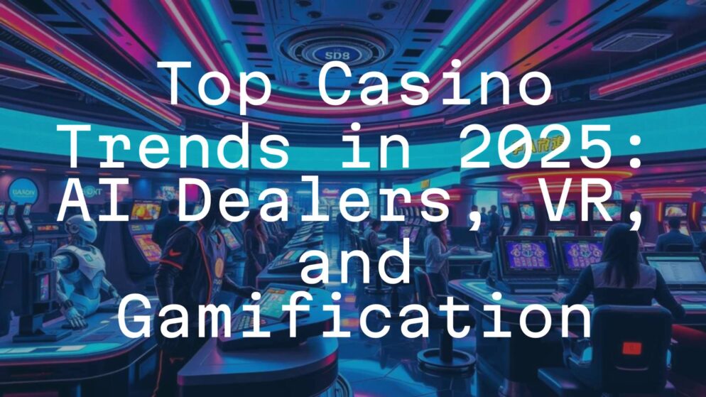 Top Casino Trends in 2025: AI Dealers, VR, and Gamification