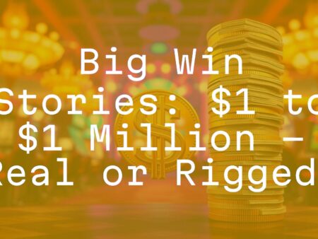 Big Win Stories: $1 to $1 Million – Real or Rigged?